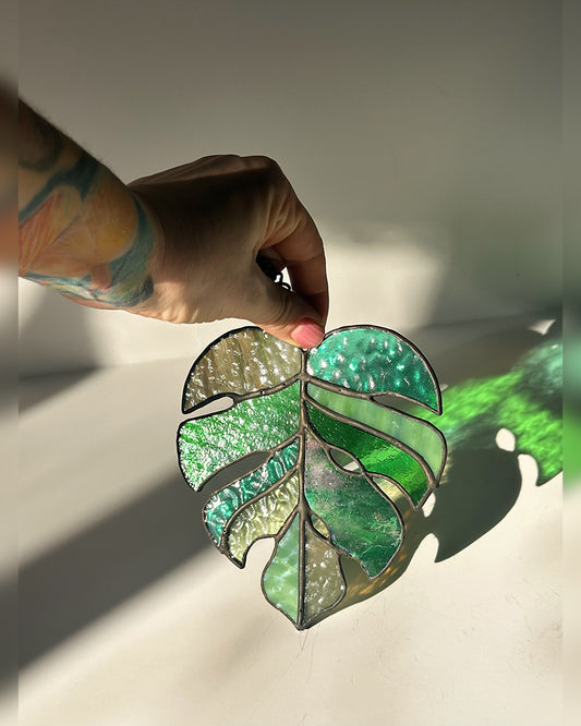 Monstera Suncatcher 3